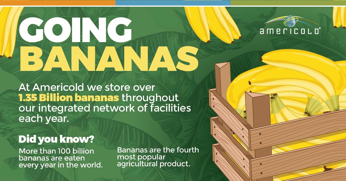 Going Bananas - Americold Infographic